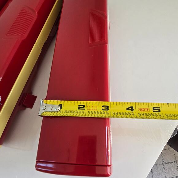 Vintage Wrap Master Foil Paper Plastic Wrap Dispensers Set Of 3 Red Model 1500 - Picture 13 of 16